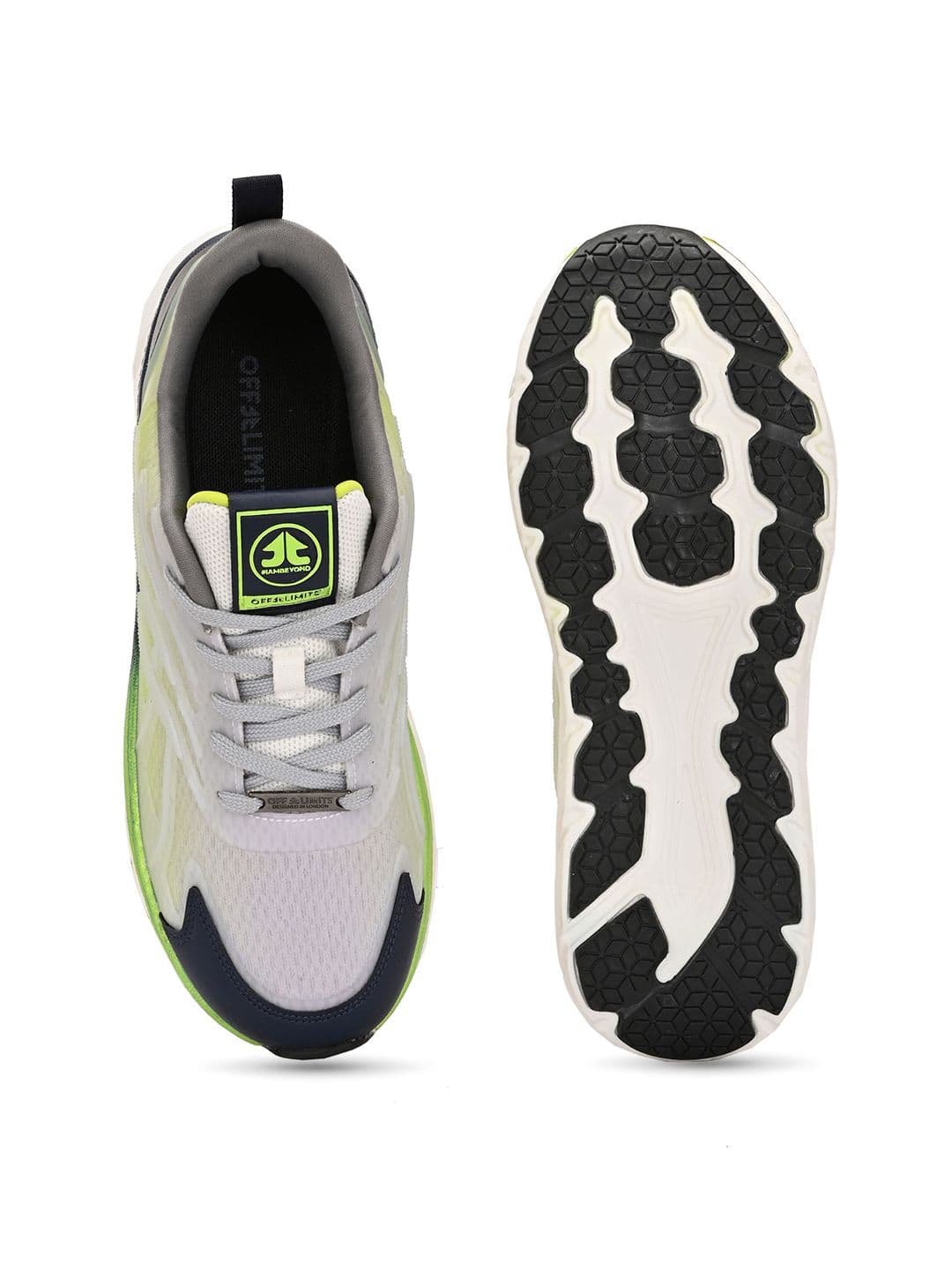 OFF LIMITS Ocm Fluorescent Green Mesh Running Shoes thumbnail 7