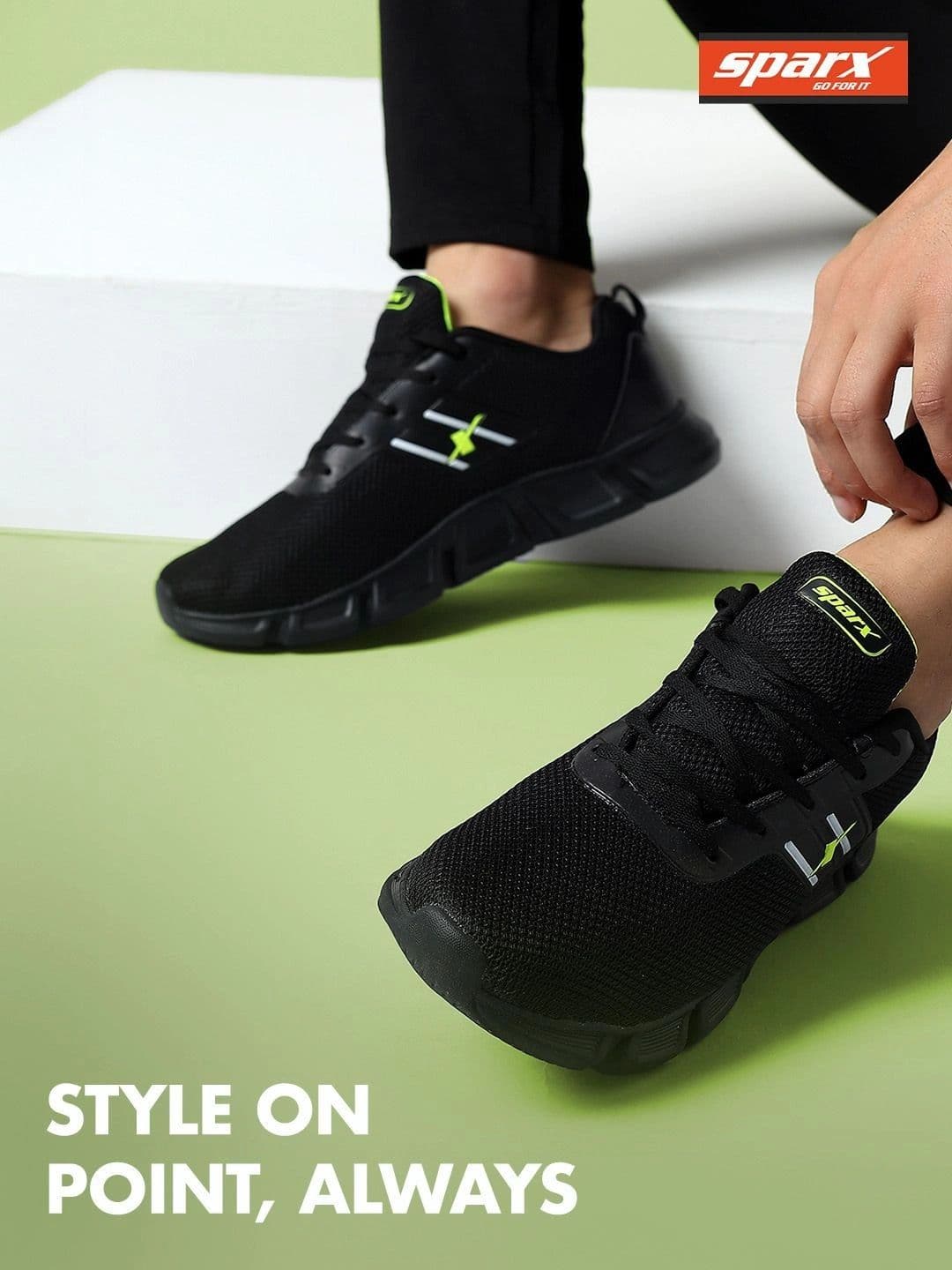 Sparx Men Mesh Training or Gym Shoes thumbnail 2