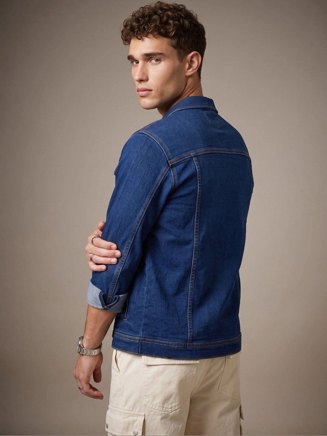 HERE&NOW Men Outdoor Denim Jacket thumbnail 2