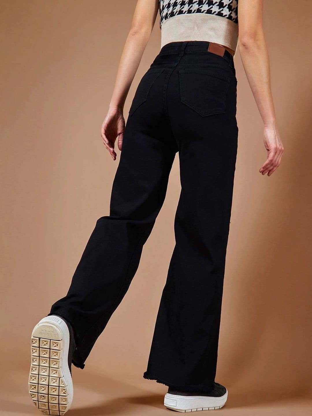 Roadster Women Wide Leg High-Rise Stretchable Jeans thumbnail 2
