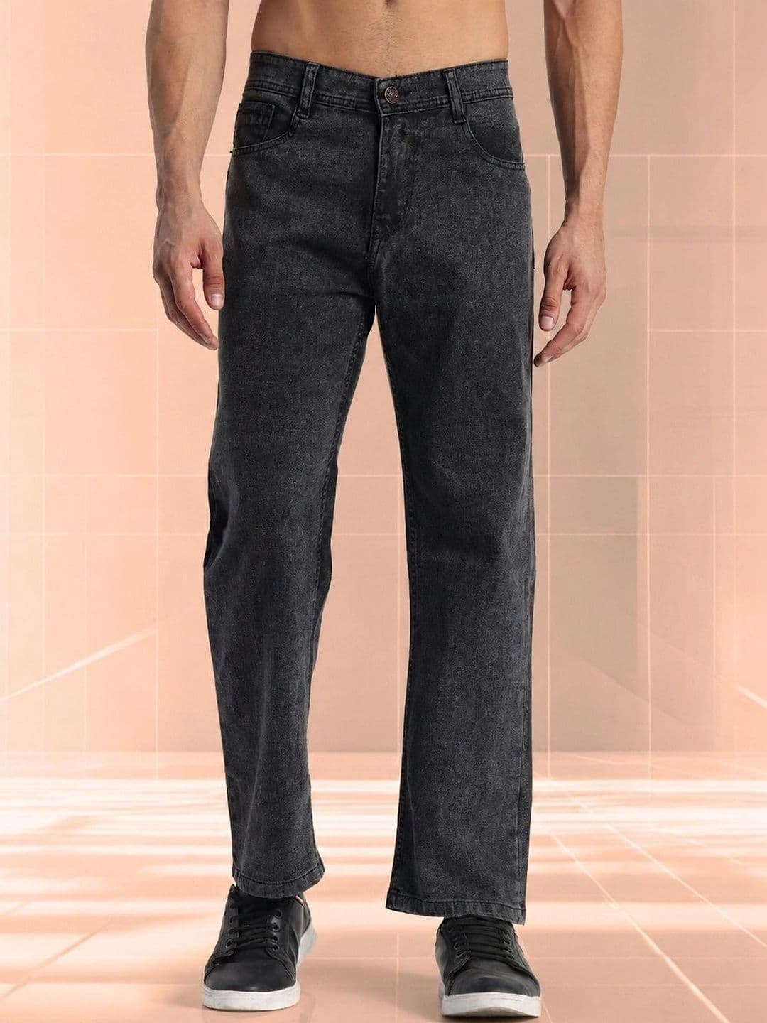 SYNZO Men Comfort Relaxed Fit Mid-Rise Jeans thumbnail 3