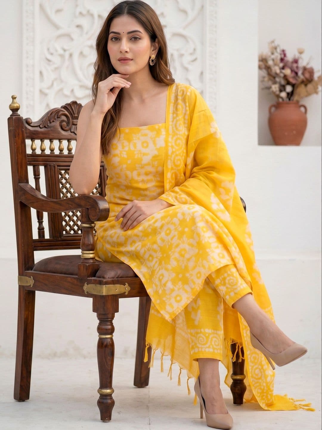 Mollika Printed Unstitched Dress Material thumbnail 2