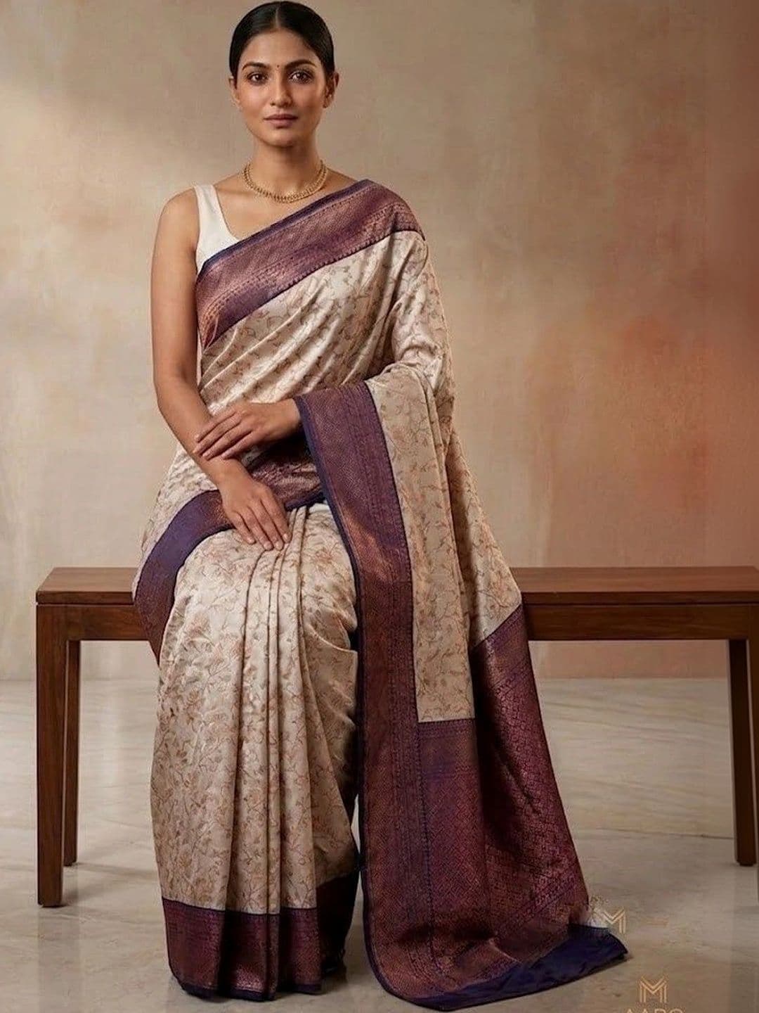 Bhagirath Fashion Woven Design Zari Art Silk Banarasi Saree thumbnail 6