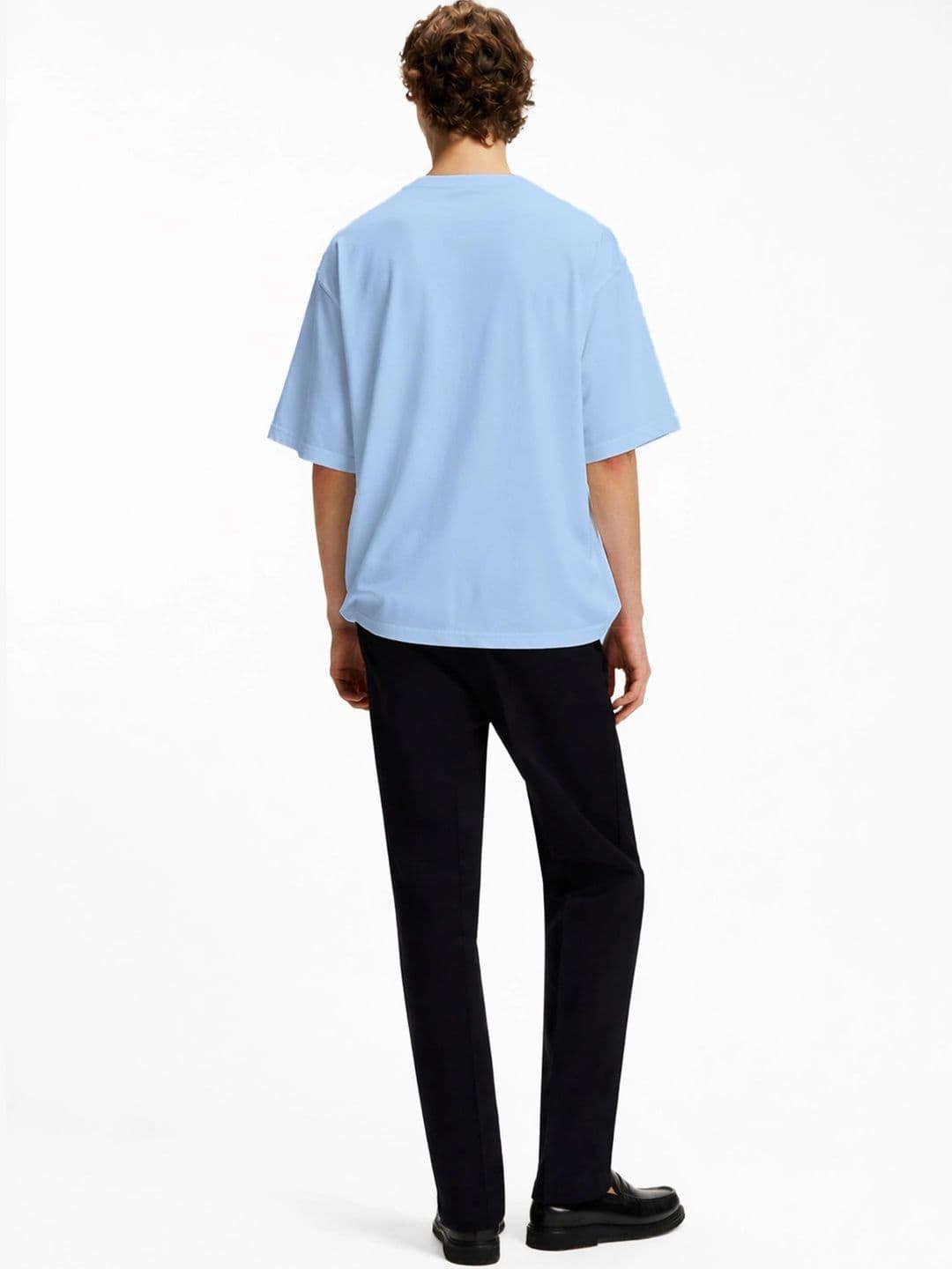 Moda rapido X TOGS & TERRE Men Printed Drop-Shoulder Sleeves Organic Cotton Blend T-shirt thumbnail 2