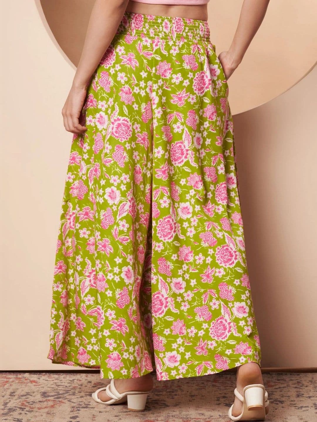 CORSICA Women Floral Printed Ethnic Palazzos thumbnail 2