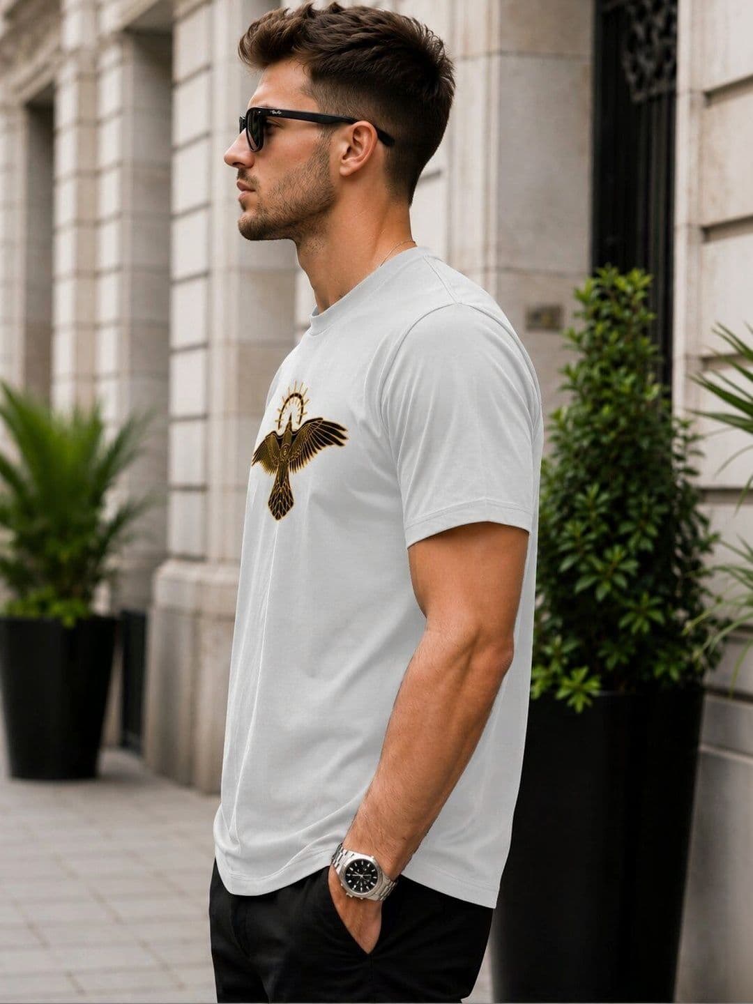 KAJARU Men Printed T-shirt thumbnail 3