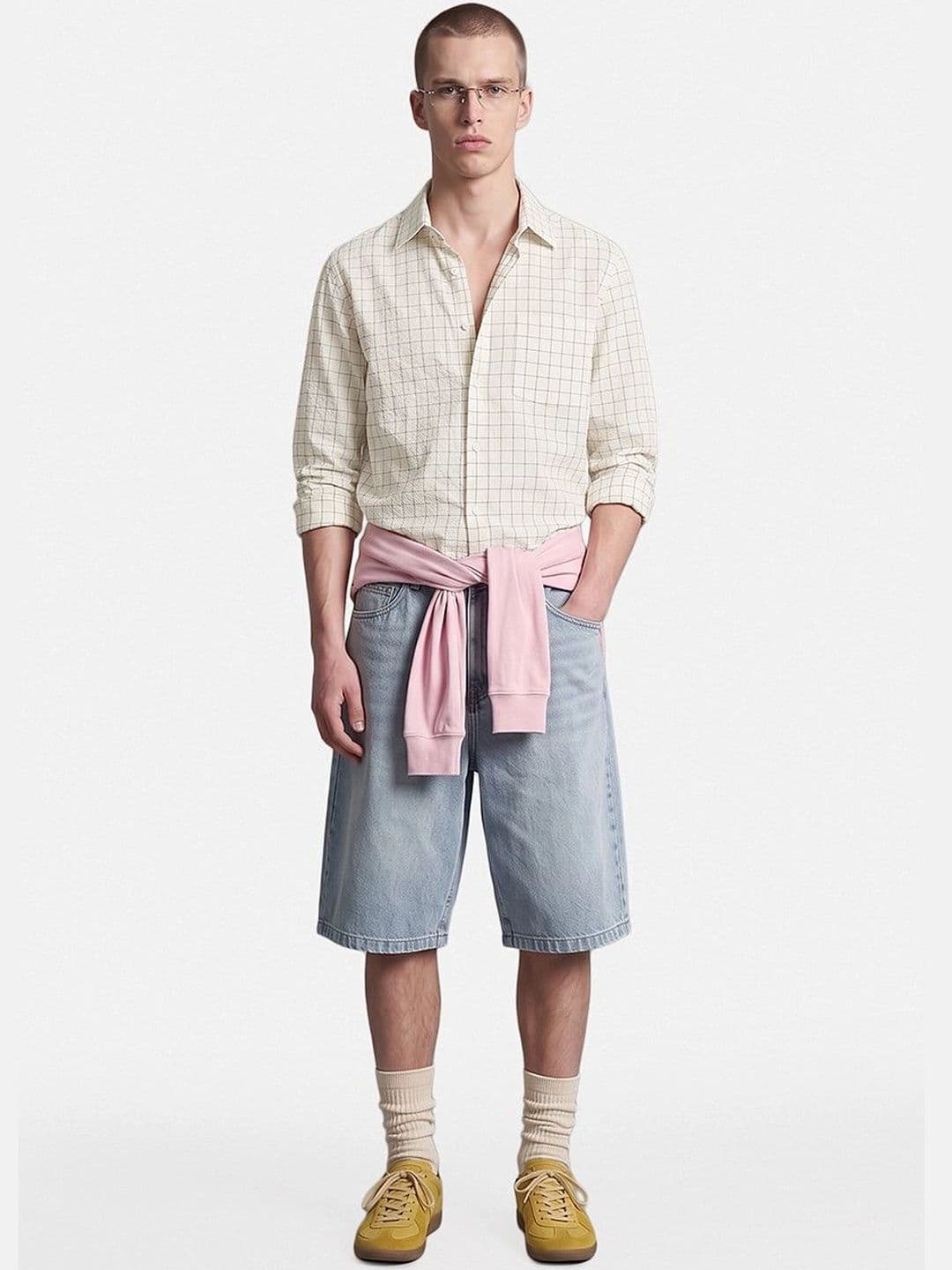Snitch Men Checked Casual Shirt thumbnail 4