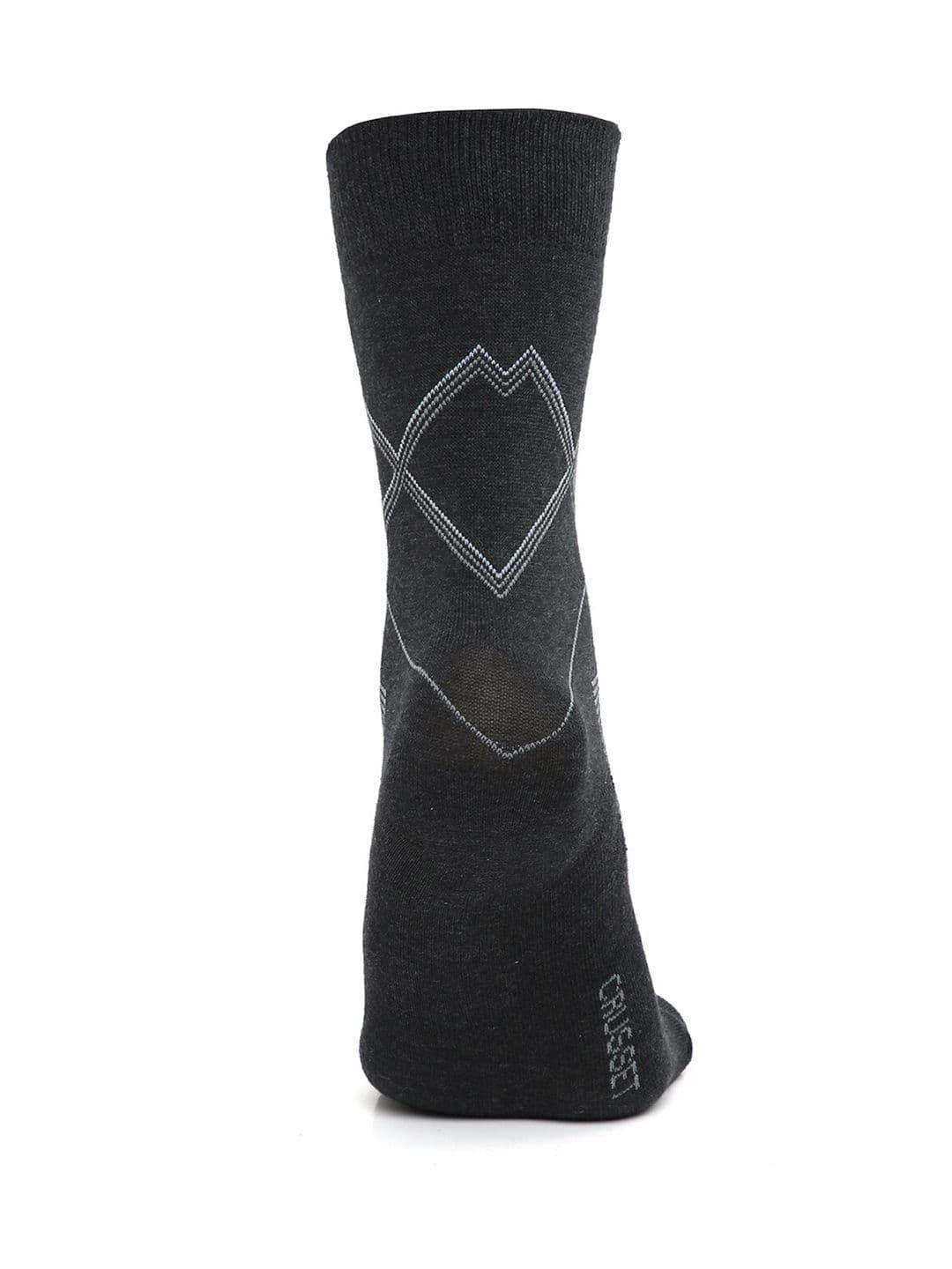 CRUSSET Men Pack Of 9 Men Assorted Patterned Calf-Length Formal Socks thumbnail 5