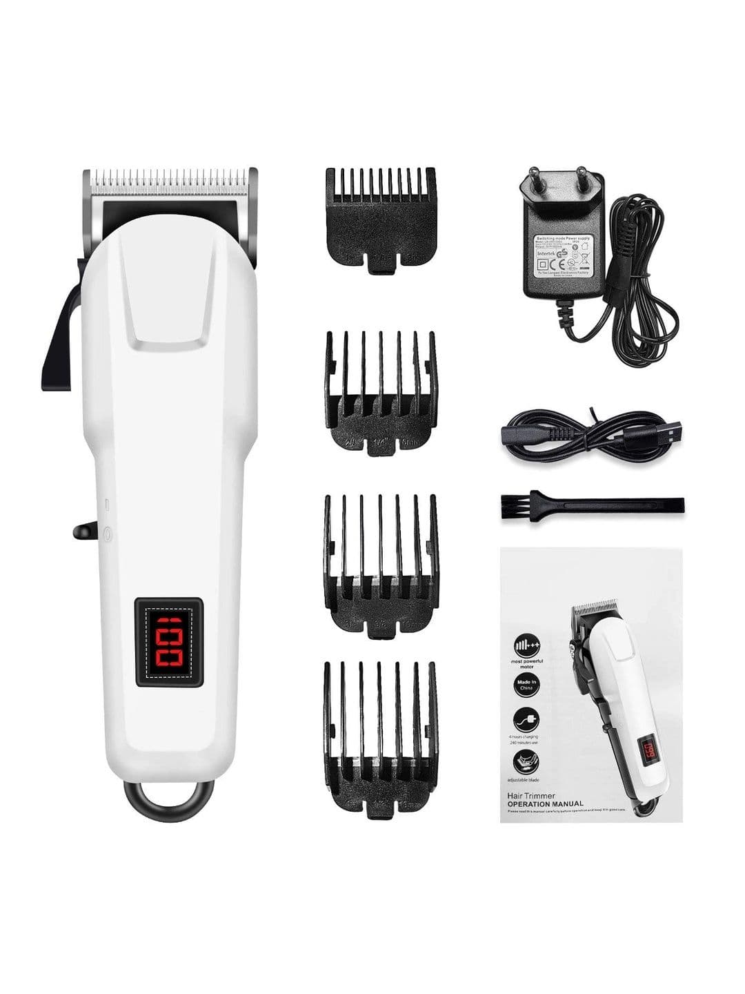 VTHIN Men Smart Blade Cordless Hair Grooming Kit with Guide Combs thumbnail 4