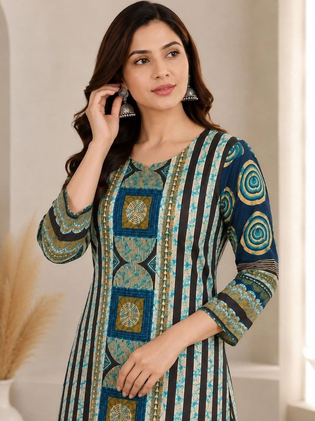 Anouk Women Ethnic Motifs Printed Kurta thumbnail 6