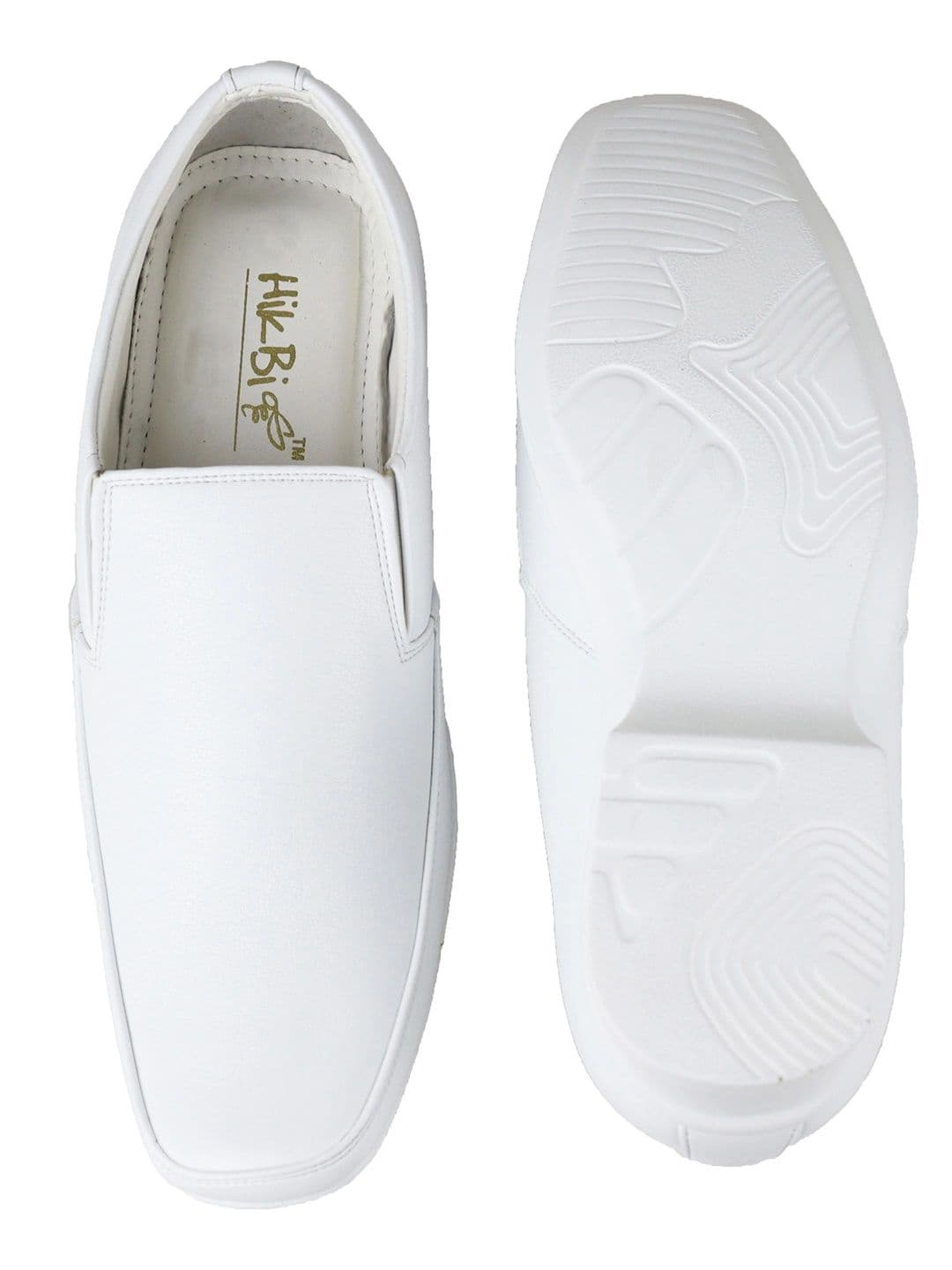 HikBi Men Leather Pointed Toe Formal Slip-Ons thumbnail 6