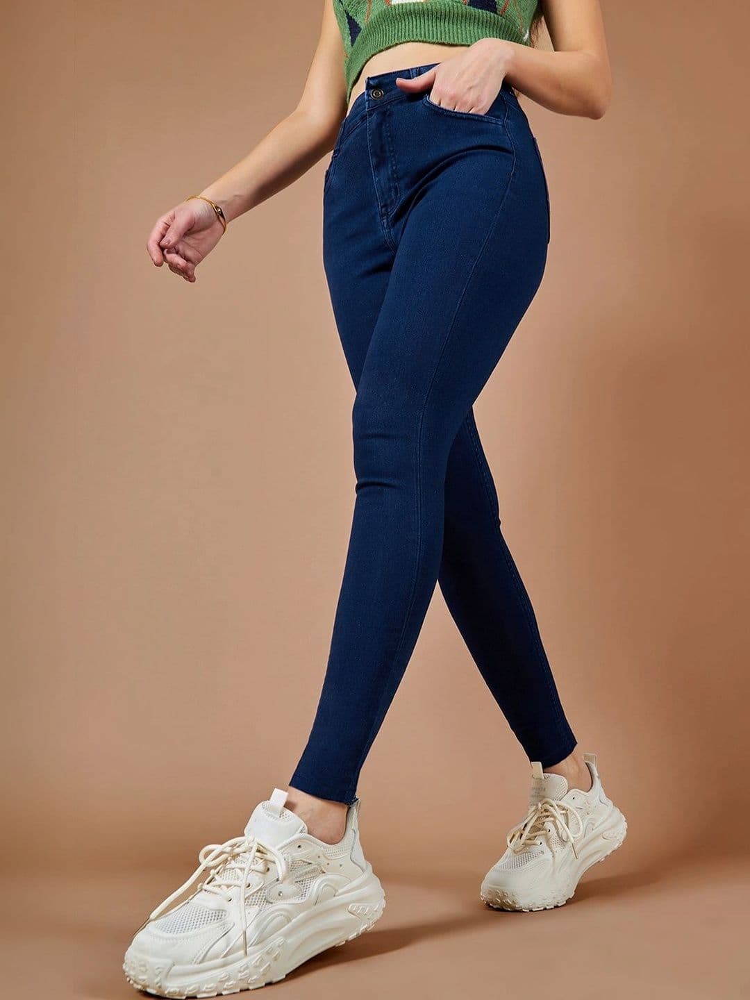 Roadster Women Skinny Fit High-Rise Stretchable Jeans thumbnail 2