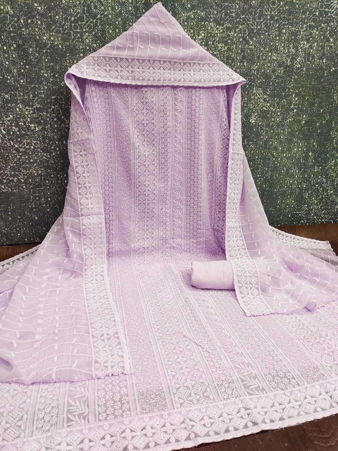 CLEMIRA Embroidered Unstitched Dress Material thumbnail 3
