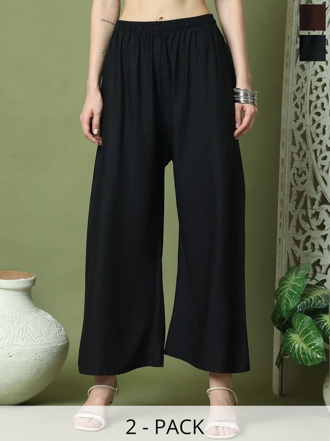 KALINI Women 2 Ethnic Palazzos - view 1
