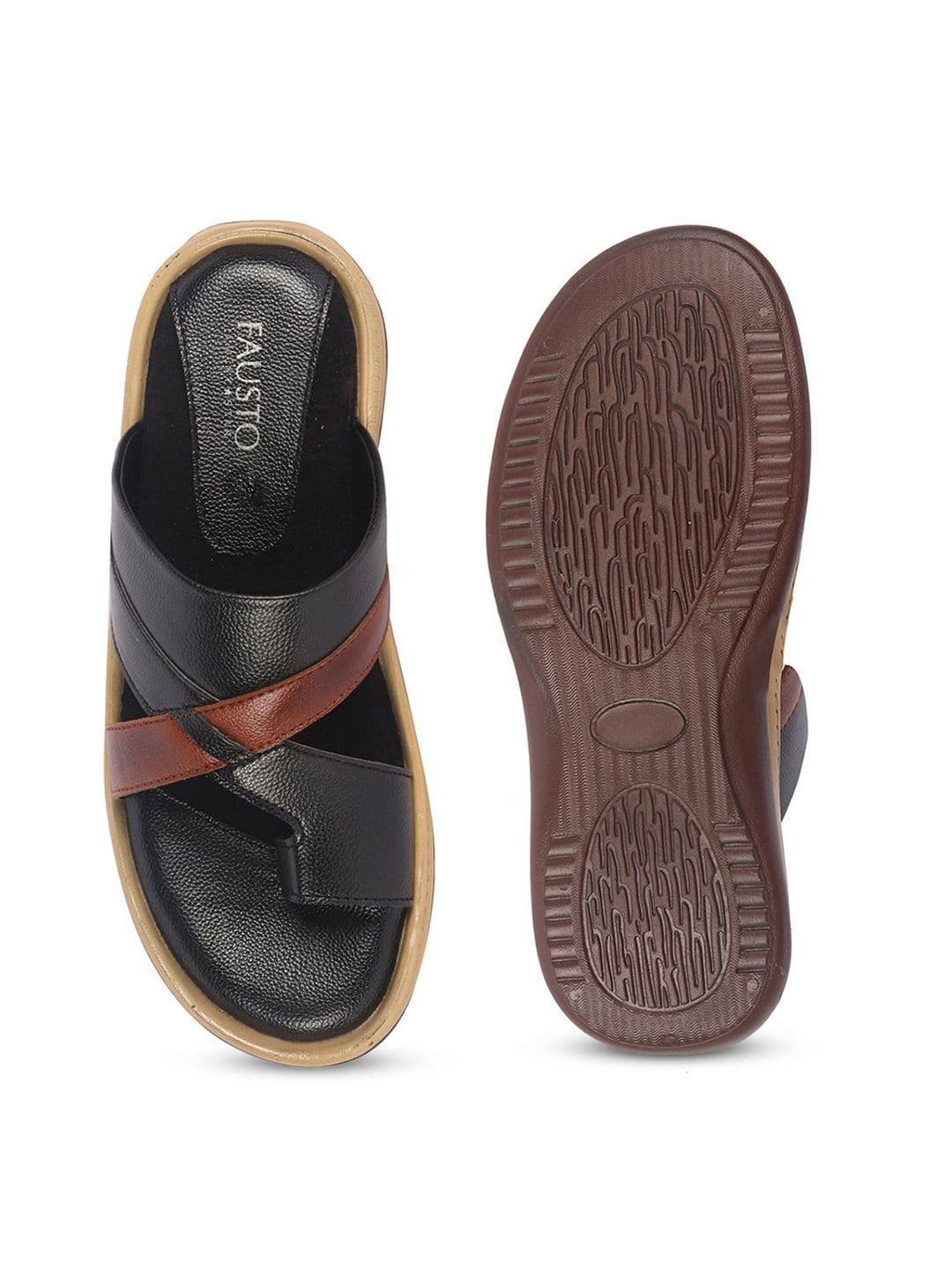 FAUSTO Men PU Comfort Sandals thumbnail 5