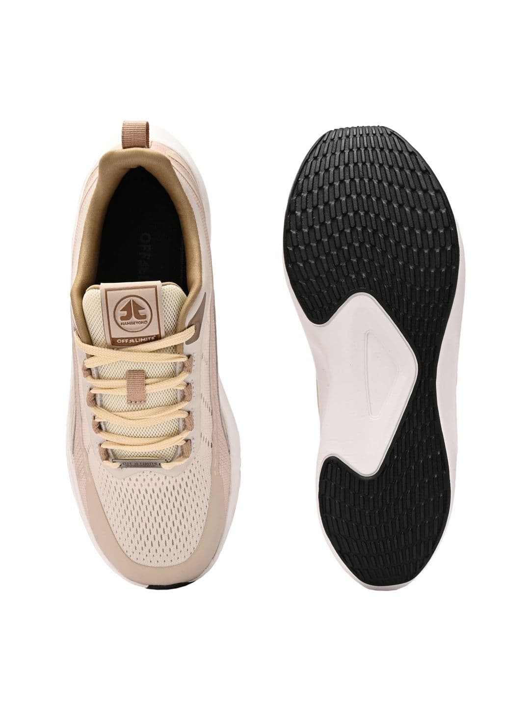 OFF LIMITS Apex Beige Mesh Running Shoes thumbnail 6