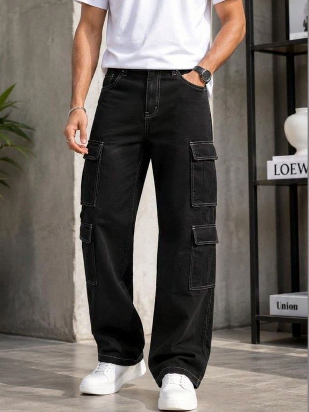 MAKPAK Men Jean Relaxed Fit Mid-Rise Jeans - view 1