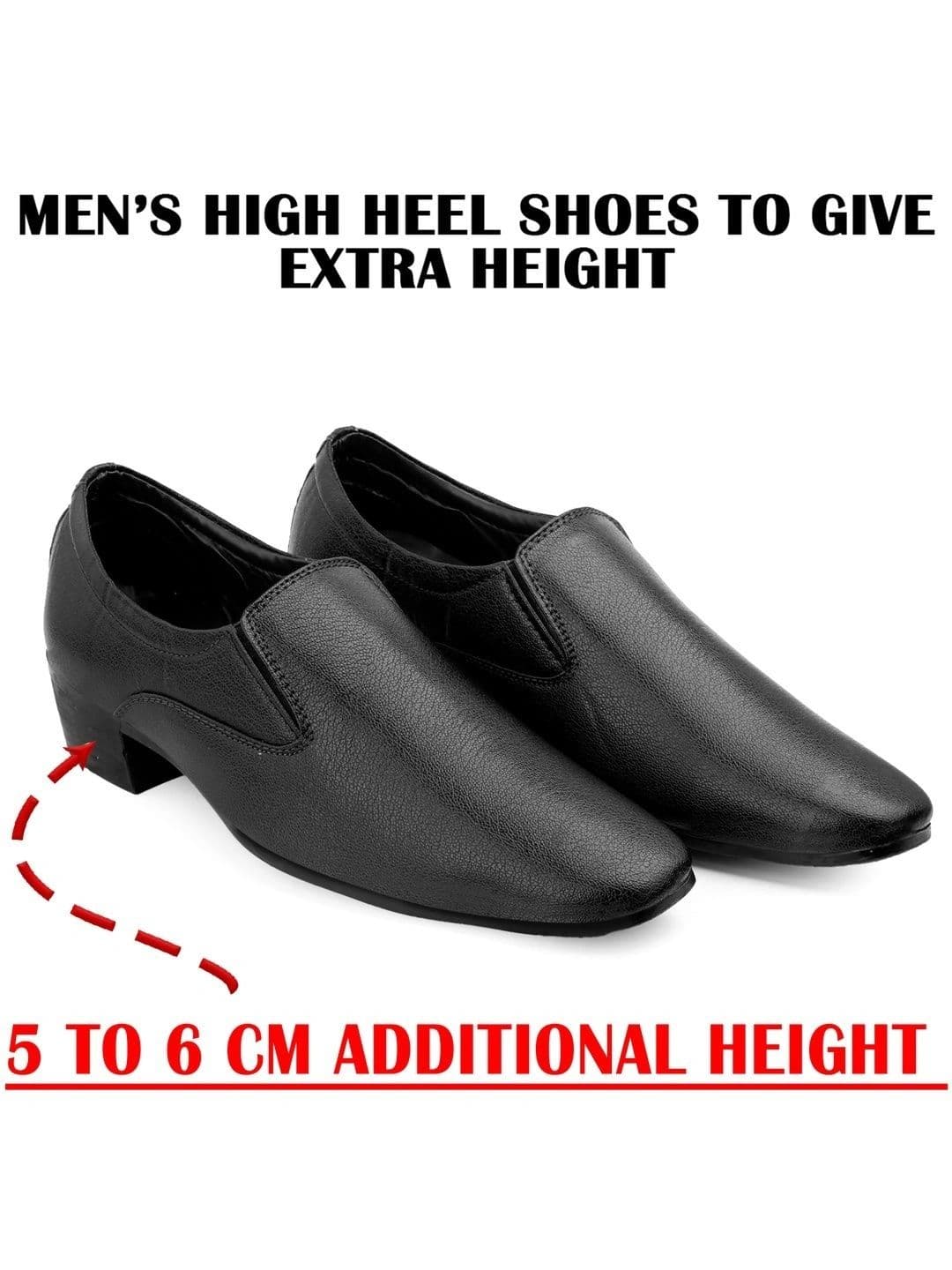 Bxxy Men Blocked Heeled Formal Slip-Ons Shoes thumbnail 2