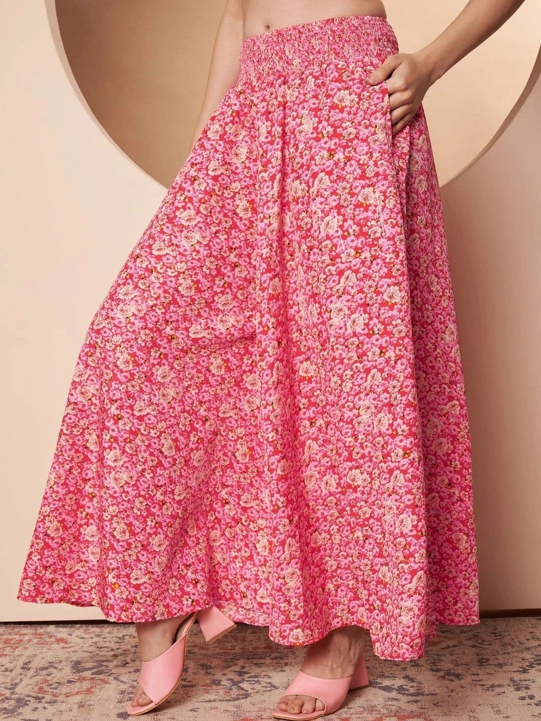 CORSICA Women Floral Printed Palazzos thumbnail 3