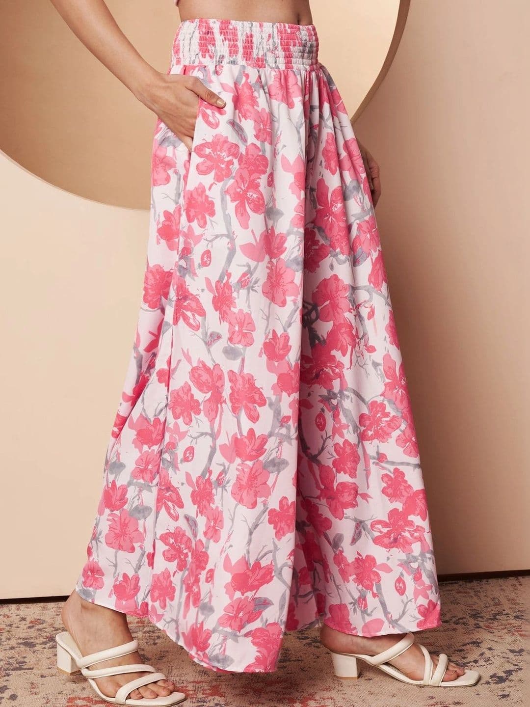 CORSICA Women Floral Printed Palazzos thumbnail 5
