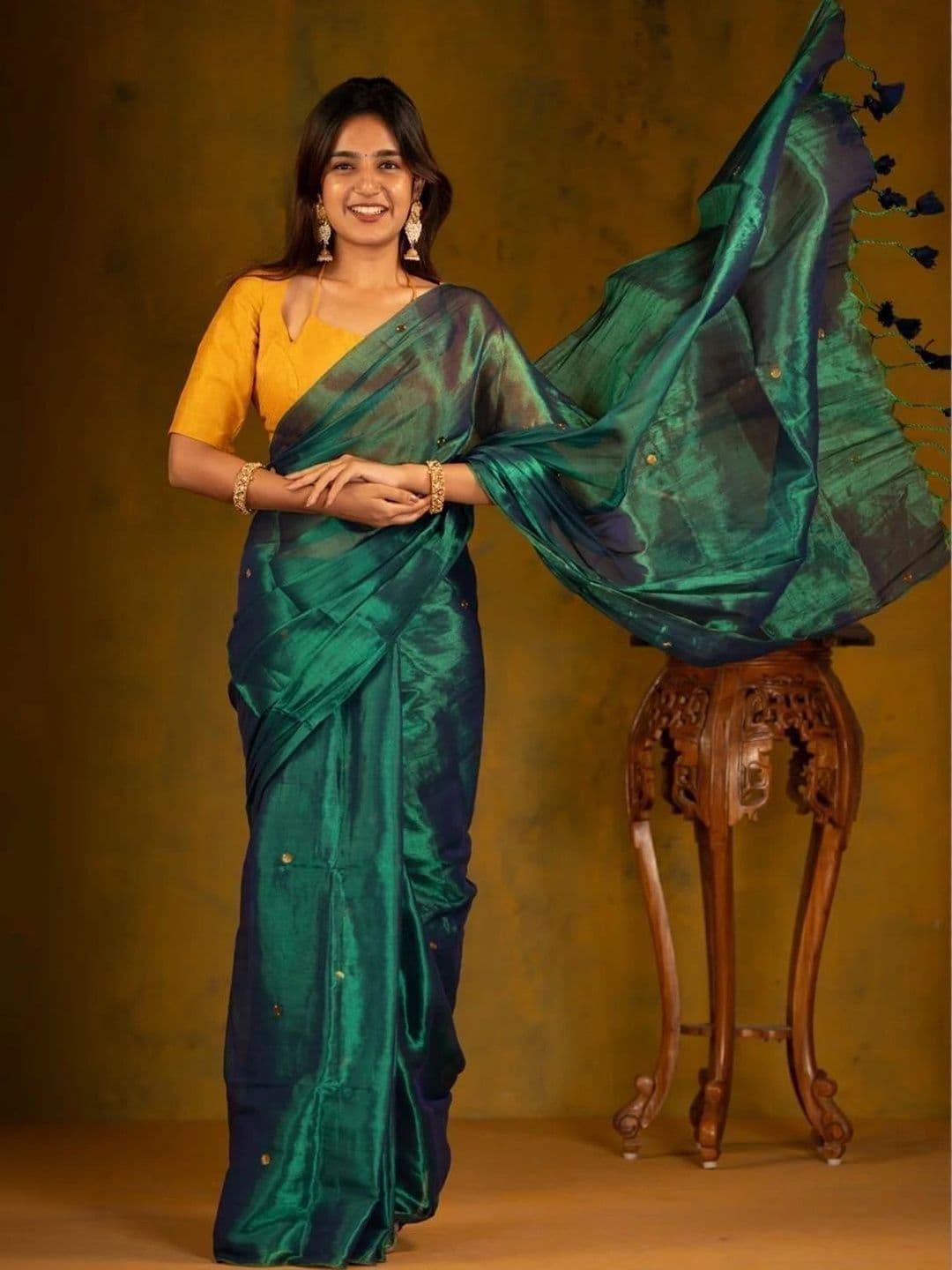 MRITTIKA LOOMS Pure Cotton Saree - view 1