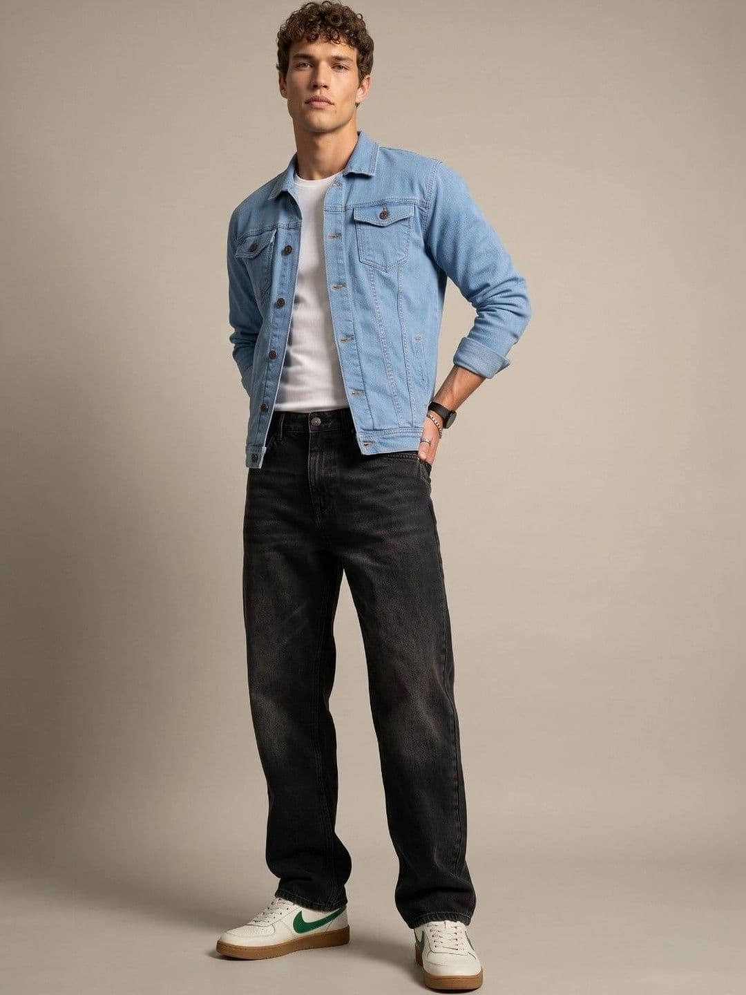 Kook N Keech Men Outdoor Denim Jacket thumbnail 6