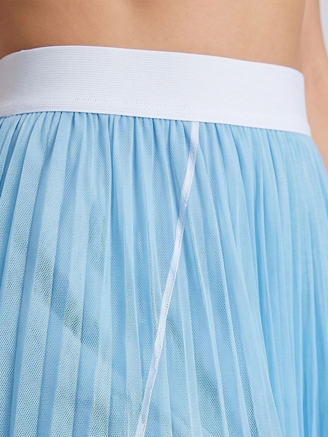 Suo Women Colourblocked Maxi Flared Skirt thumbnail 3
