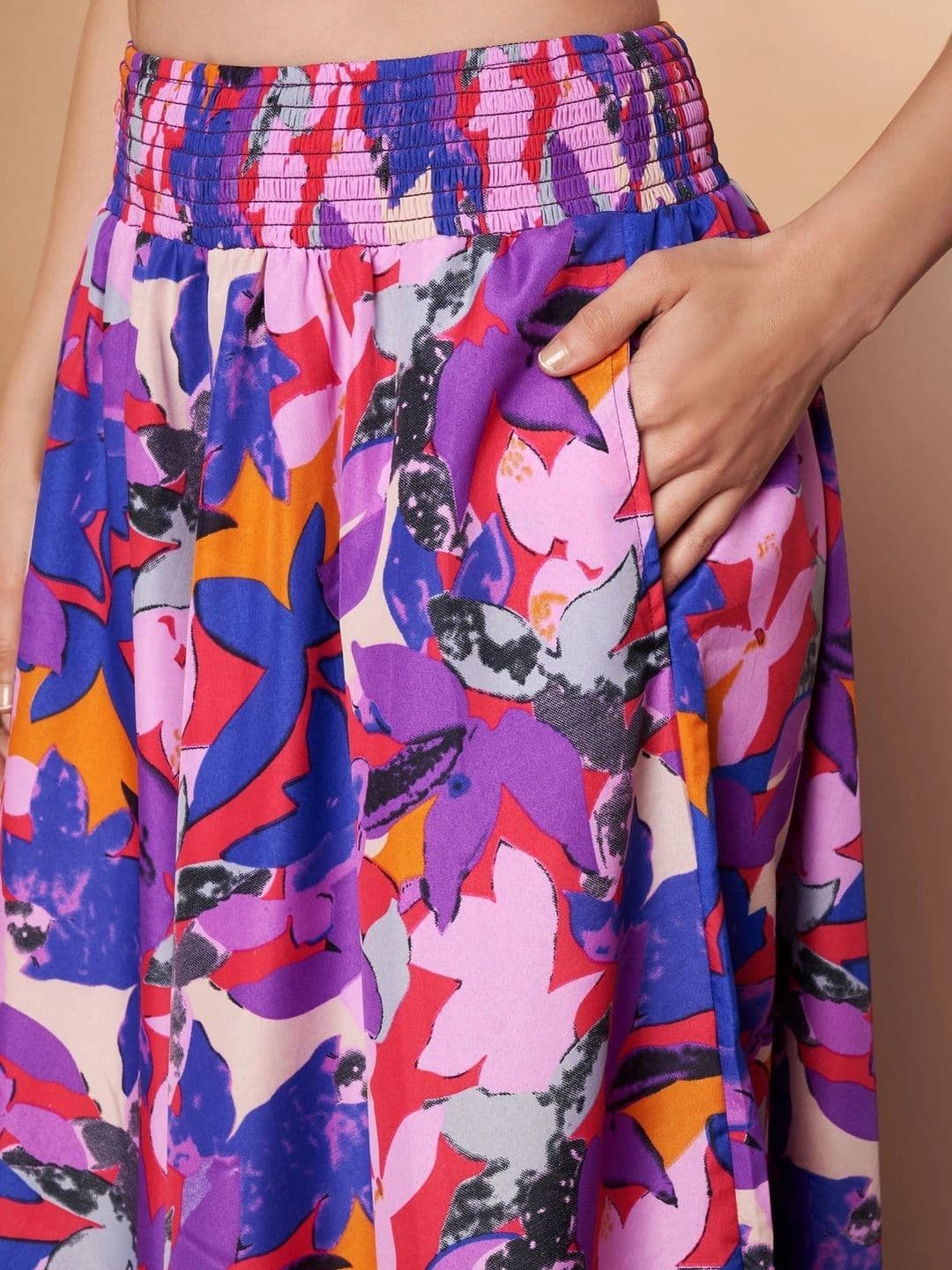 CORSICA Women Floral Printed Palazzos thumbnail 2