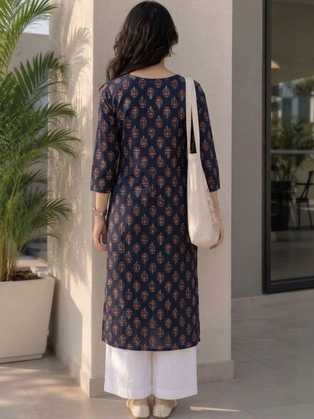 Zyla Women Ethnic Motifs Printed Indie Prints Kurta thumbnail 2