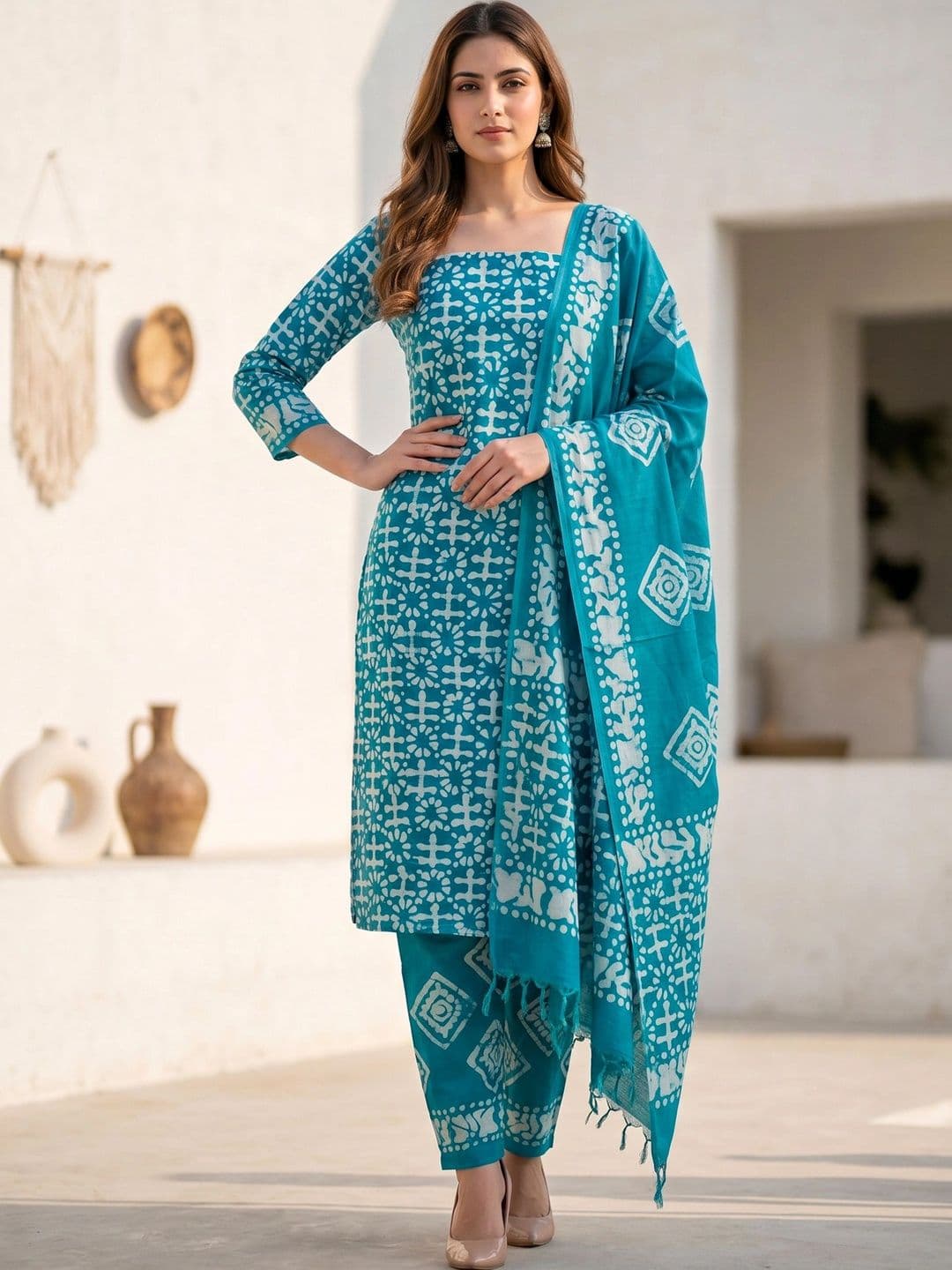 Mollika Printed Unstitched Dress Material - view 1