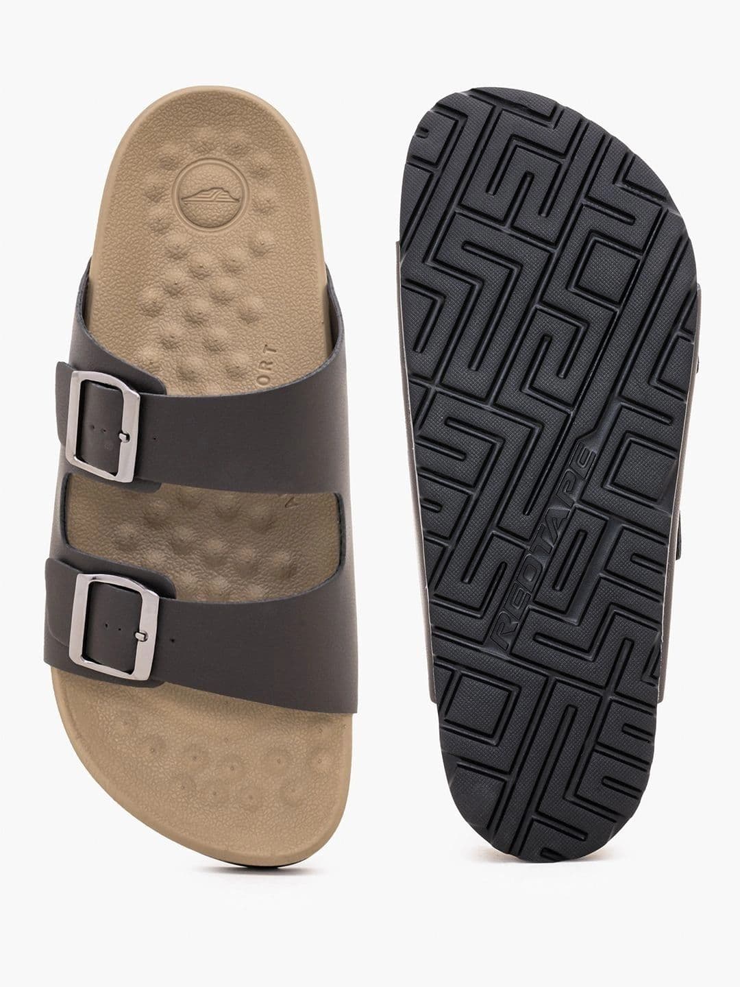 Red Tape Men PU Comfort Sandals thumbnail 4