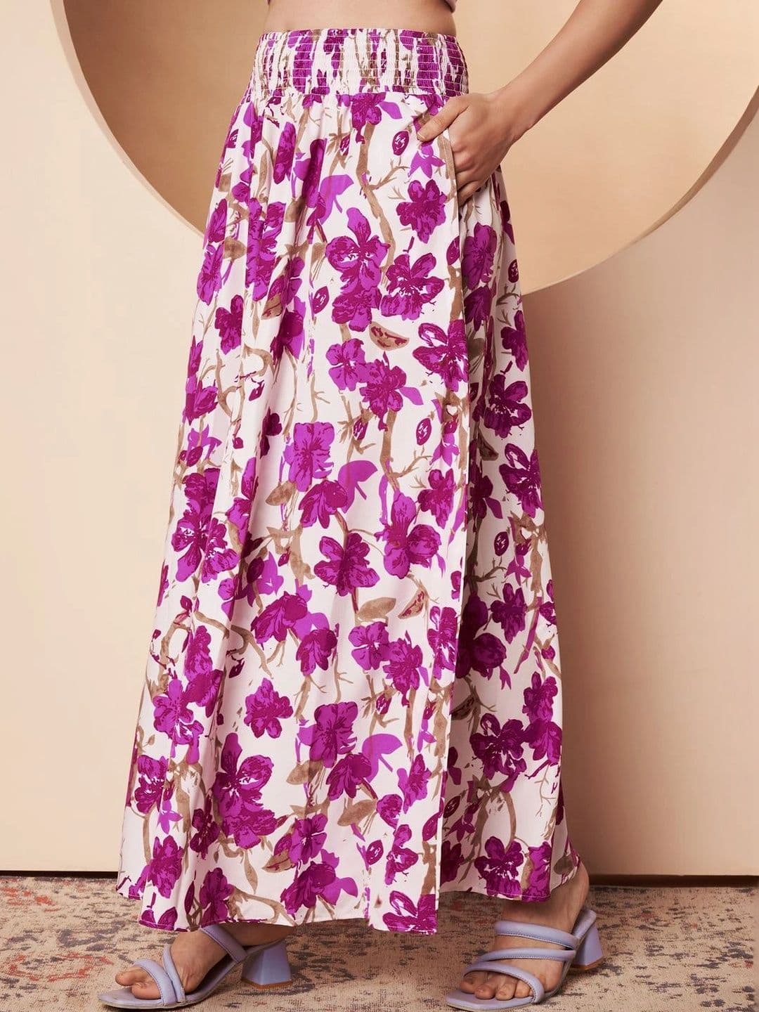 CORSICA Women Floral Printed Palazzos thumbnail 5