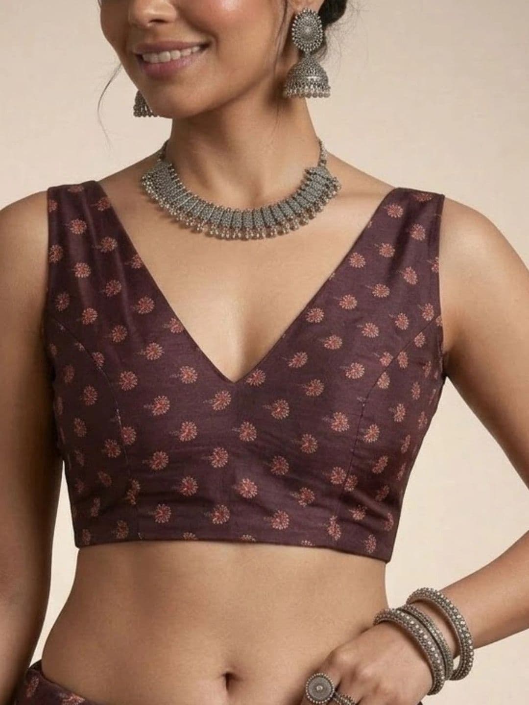 Anouk Warli Silk Blend Saree thumbnail 3