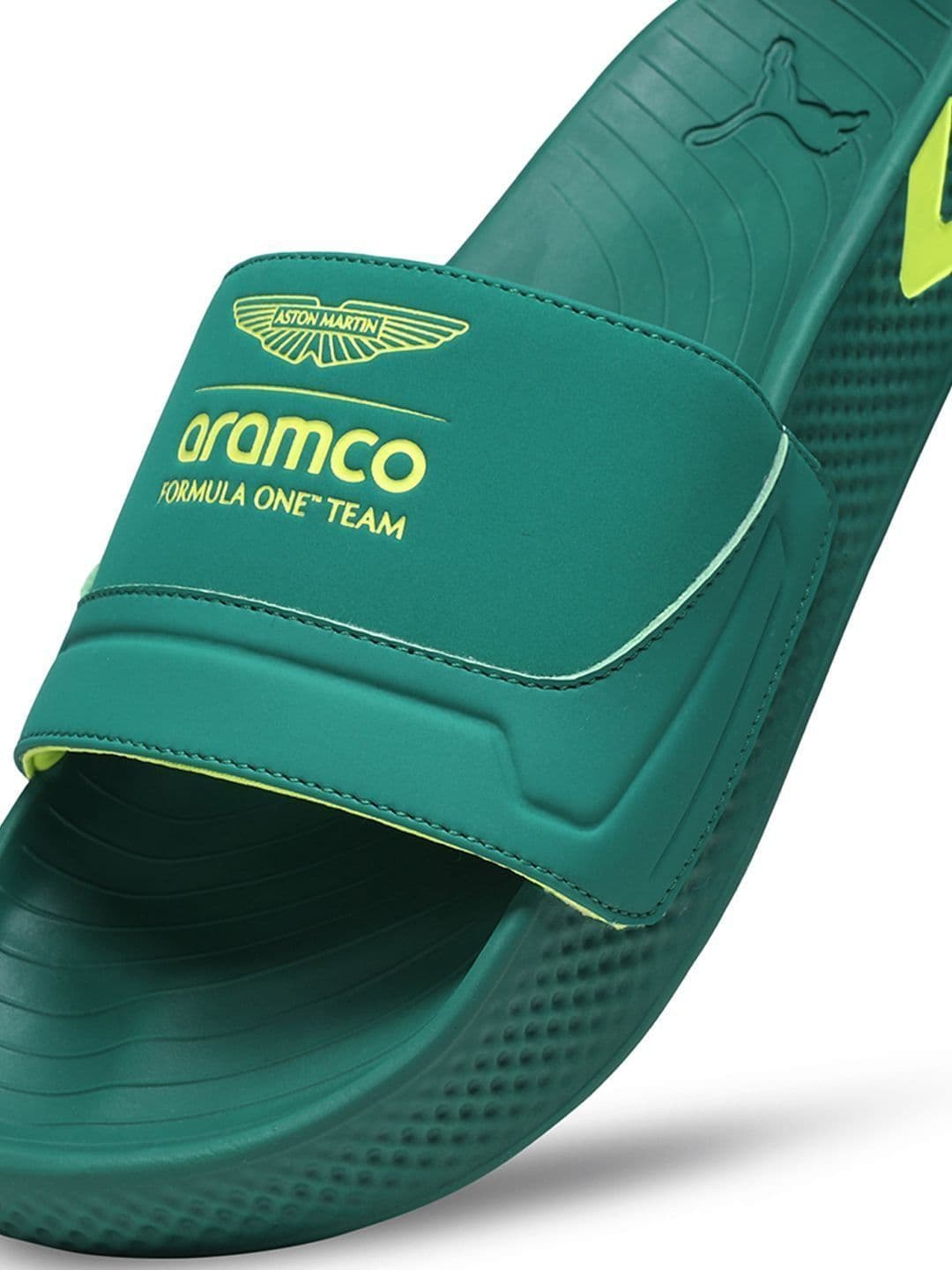 Puma Aston Martin F1 SoftridePro Leadpuff Men's Slides thumbnail 6