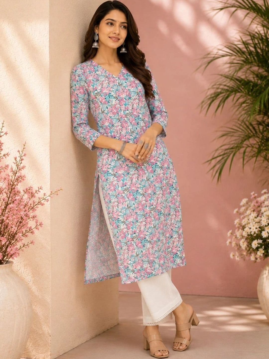 Anouk Women Floral Printed Floral Kurta thumbnail 6
