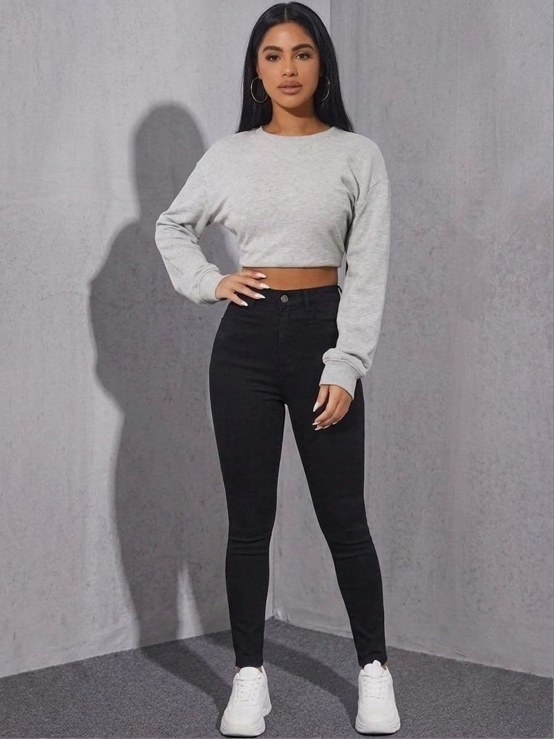 The Roadster Lifestyle Co Women No Fade Clean Look Skinny Fit Jeans - view 1