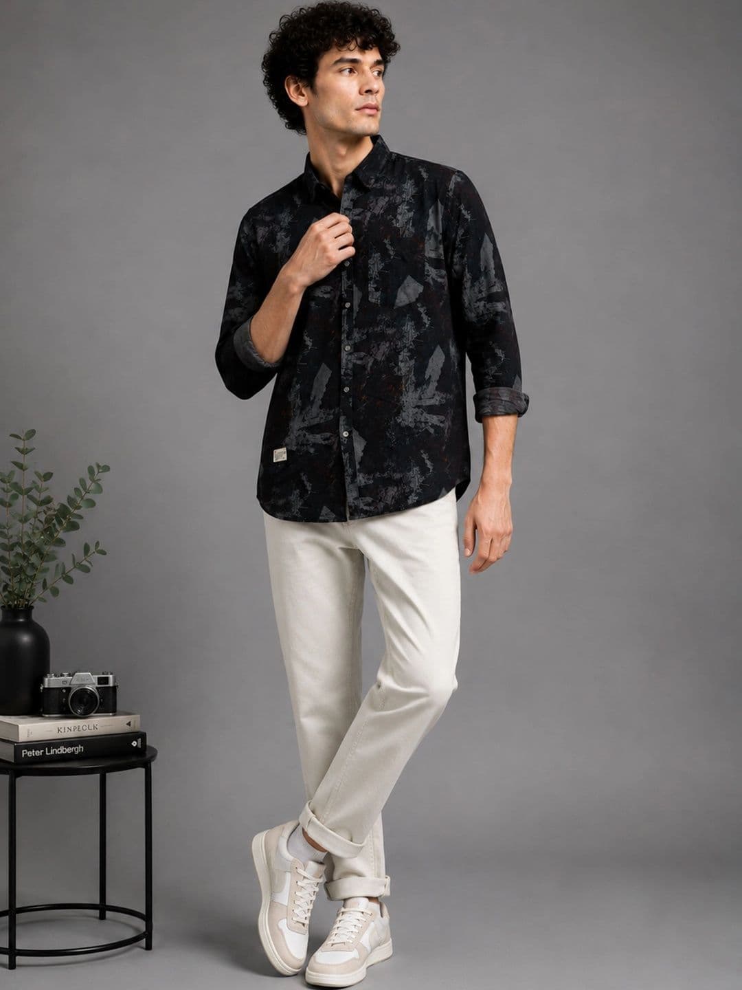 COOL COLORS Men Slim Fit Printed Casual Shirt thumbnail 5
