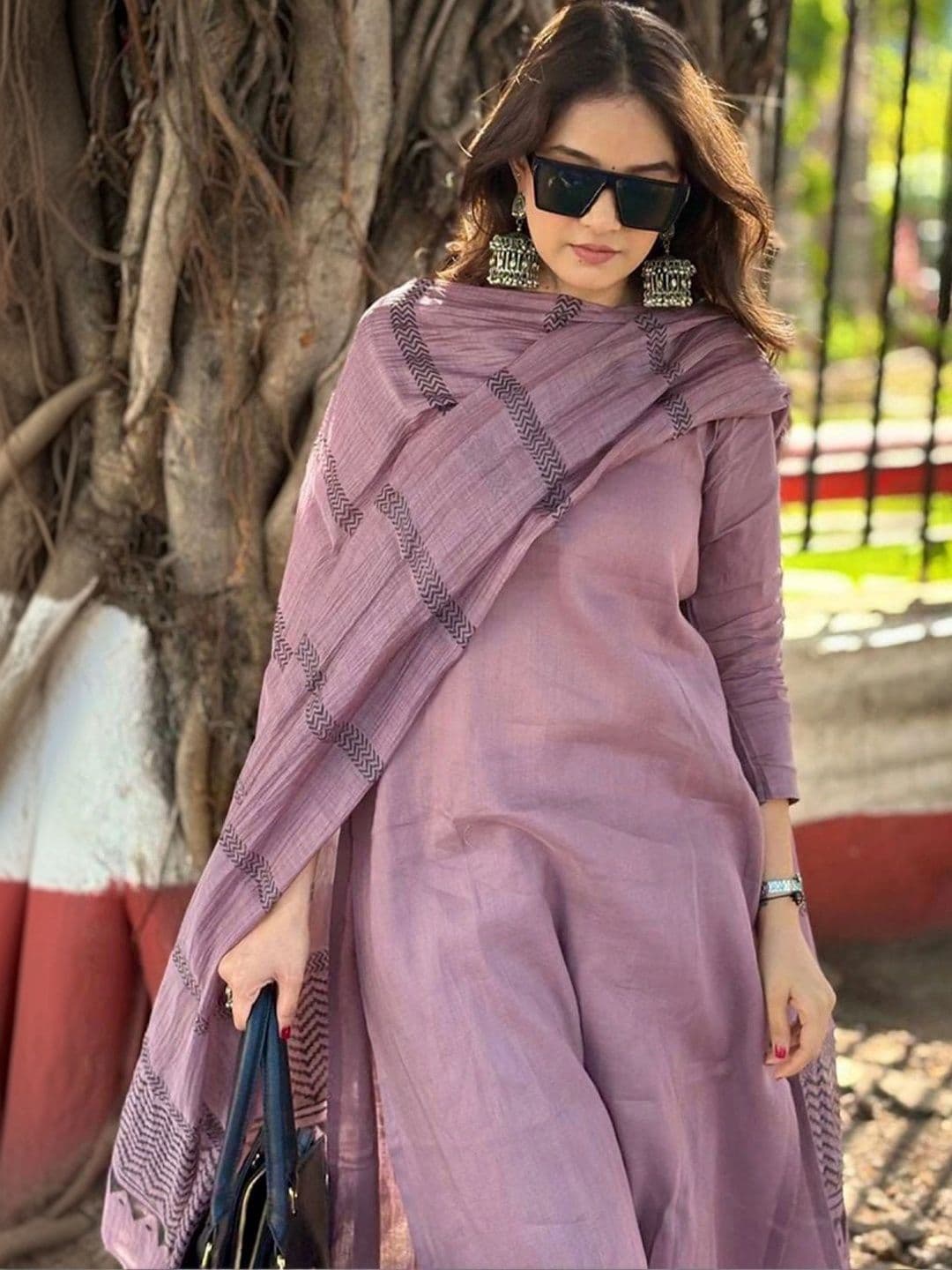 Panzora Women Ethnic Motifs Regular Kurta with Trousers & With Dupatta thumbnail 5