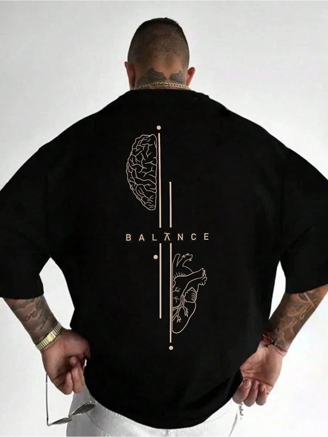 Moda Rapido Men Printed Drop-Shoulder Sleeves T-shirt - view 1