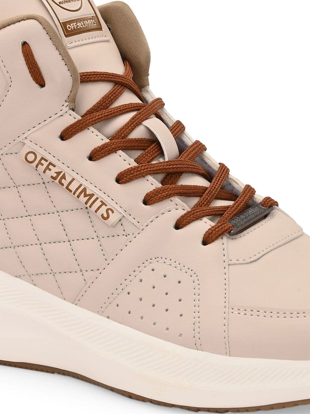 OFF LIMITS Hangman Beige Synthetic Basketball Shoes thumbnail 2