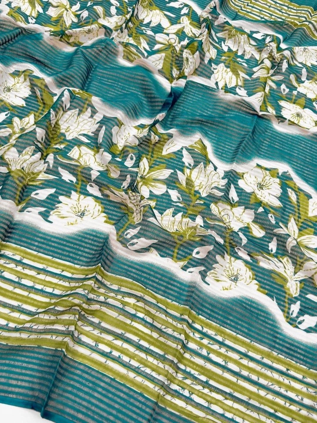 CLEMIRA Printed Pure Cotton Unstitched Dress Material thumbnail 2