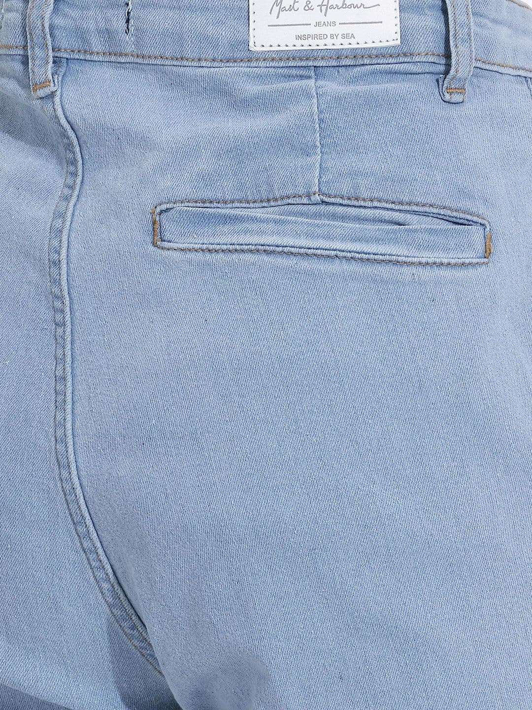 Mast & Harbour Women Slim Bootcut Fit High-Rise Jeans thumbnail 2