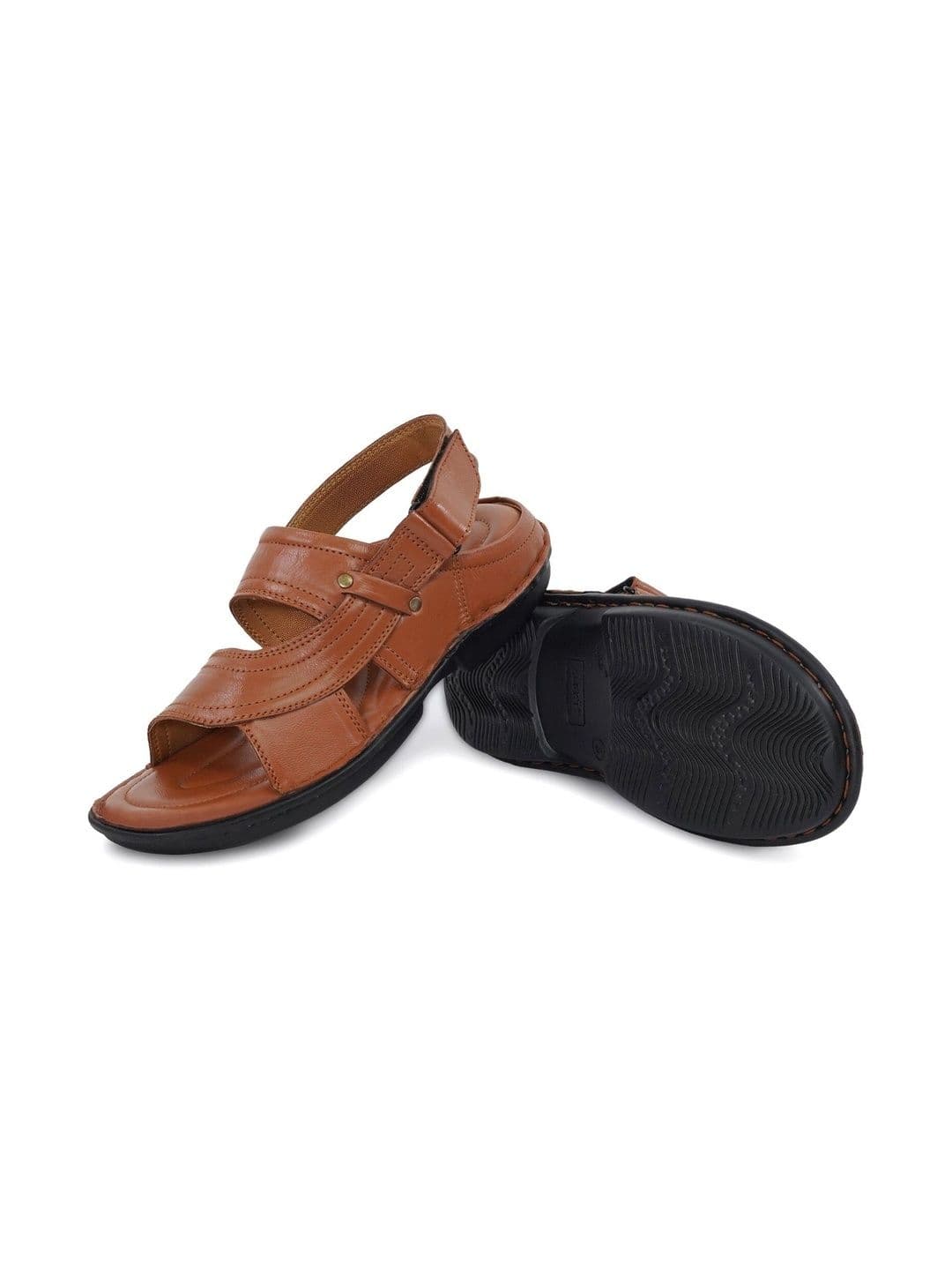 INVICTUS Men Leather Comfort Sandals thumbnail 3