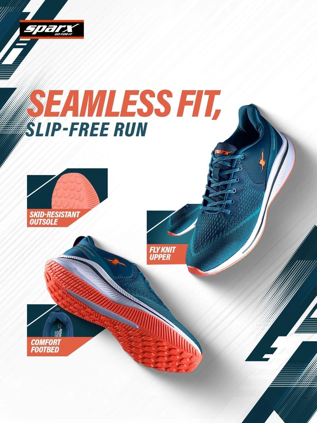 Sparx Men Mesh Sports Non-Marking Shoes thumbnail 3