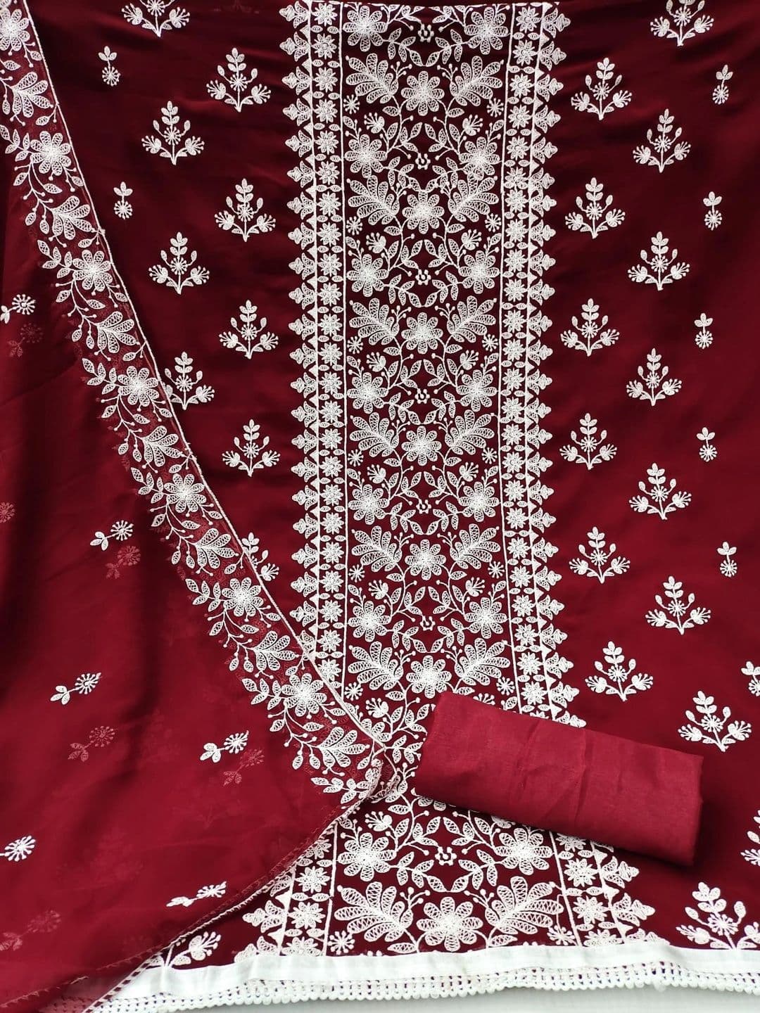 CLEMIRA Embroidered Unstitched Dress Material thumbnail 2