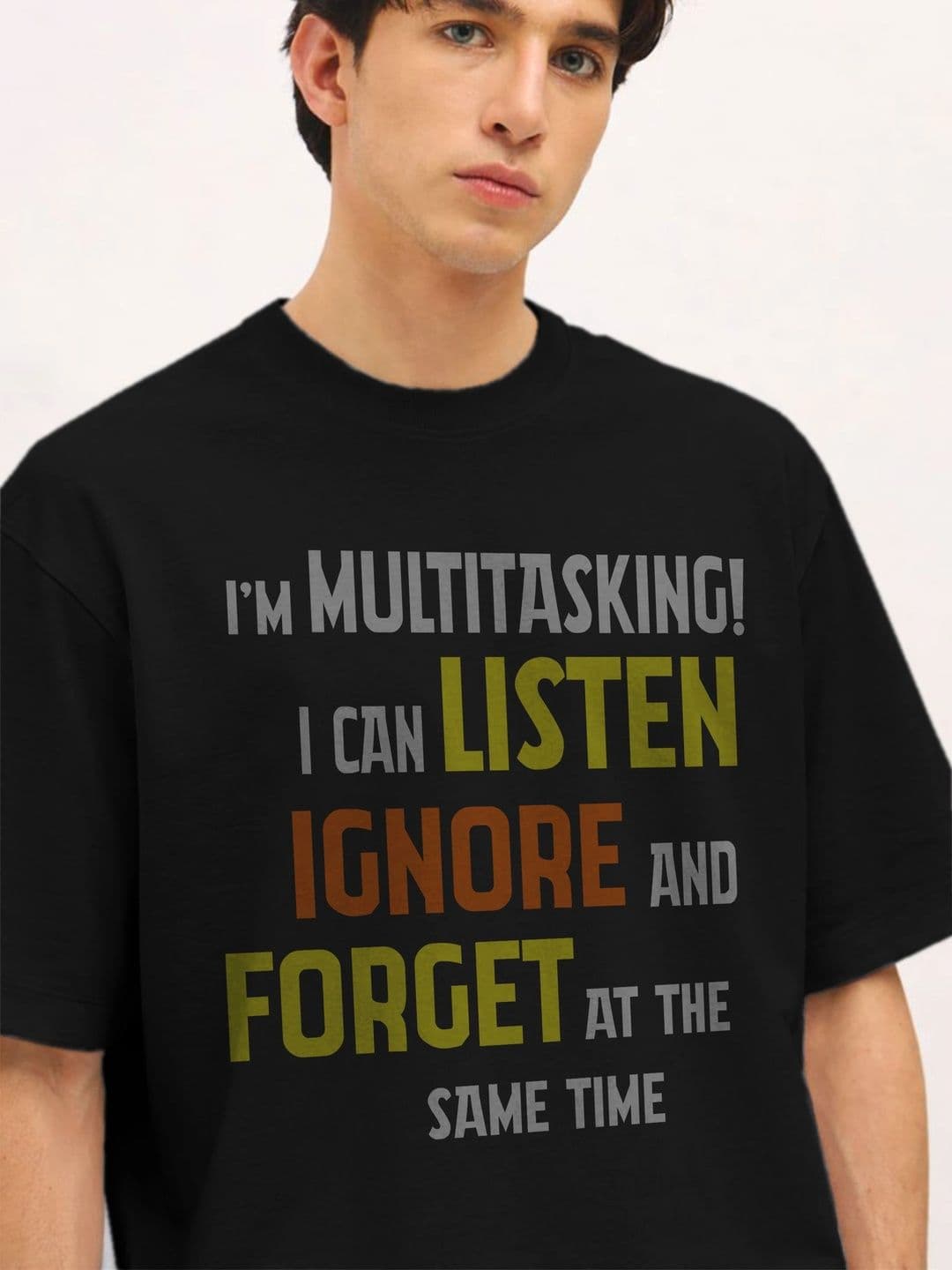 Moda rapido X TOGS & TERRE Men Typography Printed Organic Cotton Blend T-shirt thumbnail 4