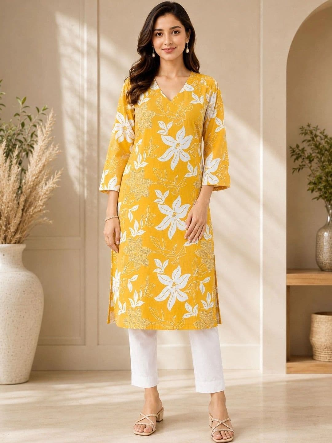 Anouk Women Floral Printed Floral Kurta thumbnail 7