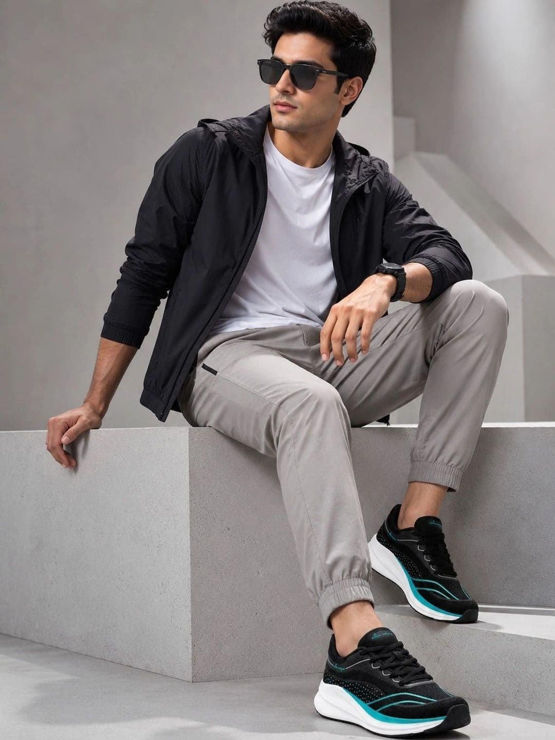 Allen Cooper Men Mesh Running Shoes thumbnail 5