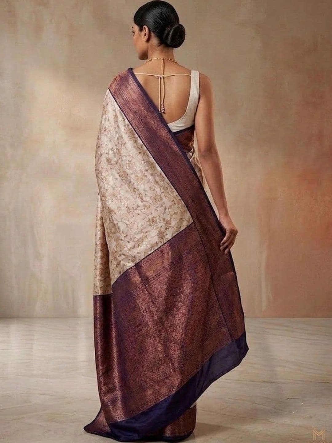 Bhagirath Fashion Woven Design Zari Art Silk Banarasi Saree thumbnail 4