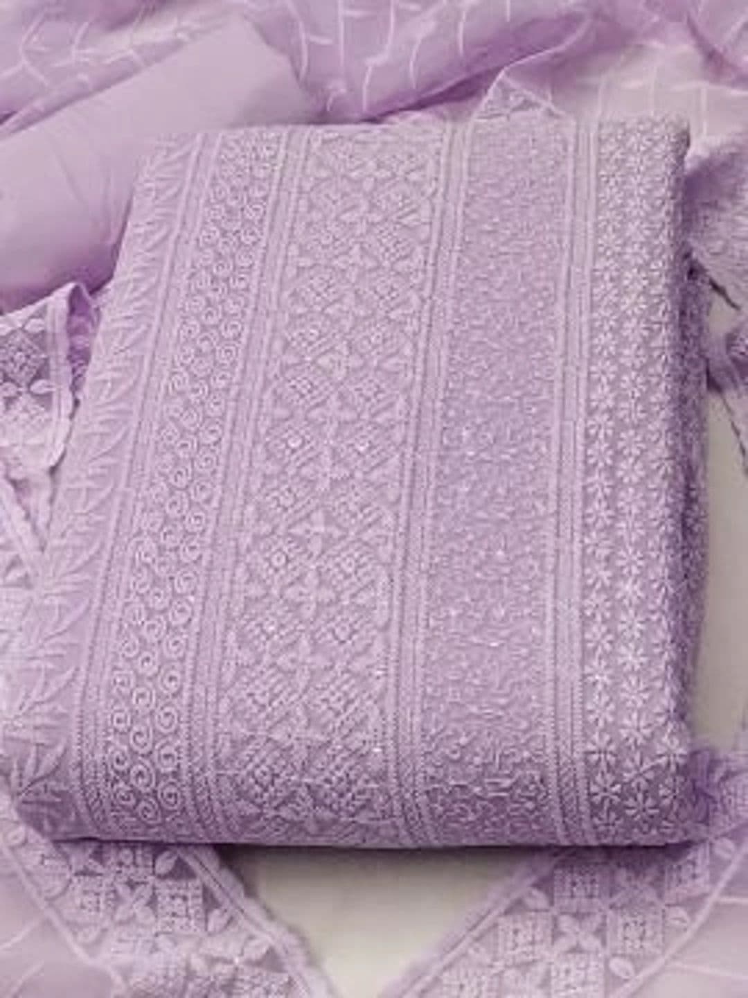 CLEMIRA Embroidered Unstitched Dress Material thumbnail 2